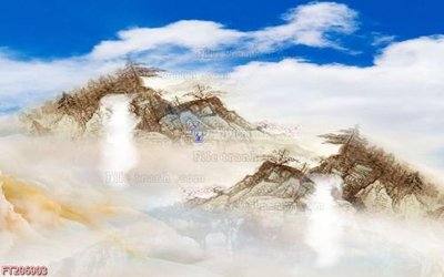 Download file tranh File in tranh tường 3D FT206903 (file gốc PSD)