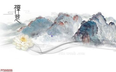 File tranh File in tranh tường 3D FT206938 (ảnh gốc) cho in ấn kỹ thuật số