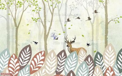 Download file File in tranh tường 3D FT206971 (chất lượng in ấn)