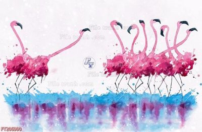 Download file gốc File in tranh tường 3D FT206990 (in lụa) cao cấp