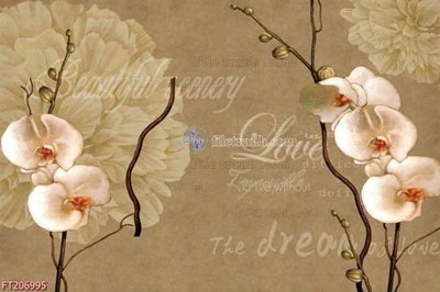 File tranh File in tranh tường 3D FT206995 (gốc) chủ đề động vật