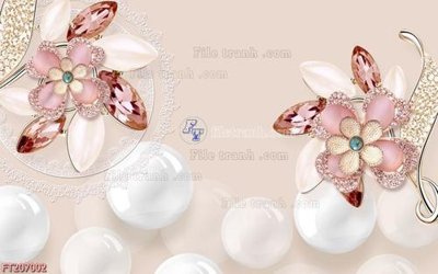 File in trần File in tranh tường 3D FT207002 (bản gốc) mây trời