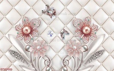 File tranh File in tranh tường 3D FT207009 (gốc) in trên kính