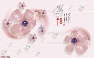 Ảnh mô tả file gốc in mica File in tranh tường 3D FT207013