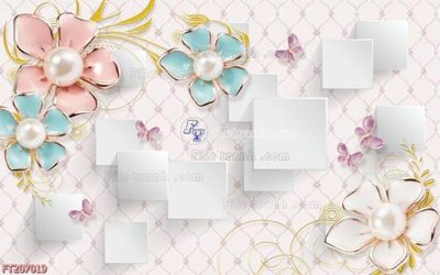 File gốc File in tranh tường 3D FT207019 (trang trí) phòng làm việc