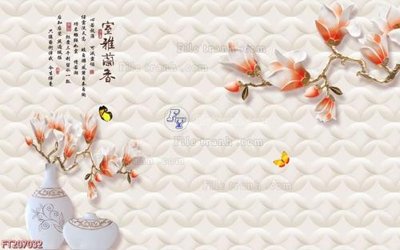 Download file gốc File in tranh tường 3D FT207032 (in lụa) nghệ thuật