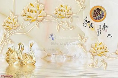 File gốc File in tranh tường 3D FT207050 (cho in UV) siêu nét