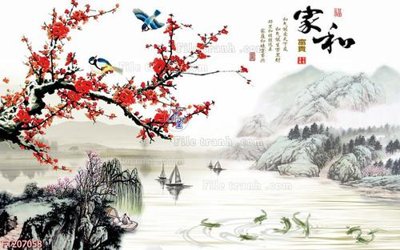 File tranh trang trí File in tranh tường 3D FT207058 (tải file gốc)