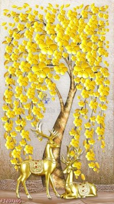 File tranh File in tranh tường 3D FT207195 (gốc) chủ đề thiên nhiên