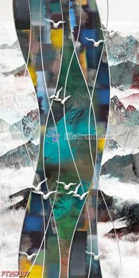 File tranh File in tranh tường 3D FT207197 (gốc) chủ đề tĩnh vật