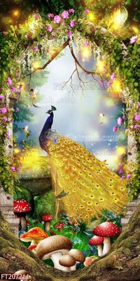 File in ấn File in tranh tường 3D FT207211 (bản gốc) chất lượng cao