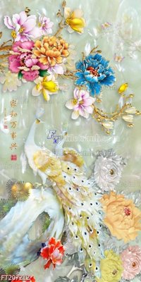 File tranh File in tranh tường 3D FT207212 (ảnh gốc) in trần nhà