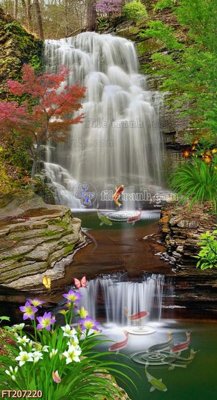 File ảnh File in tranh tường 3D FT207220 (gốc) in PP, decal