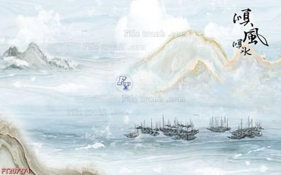 File in mica File in tranh tường 3D FT207274 (bản gốc) siêu trong