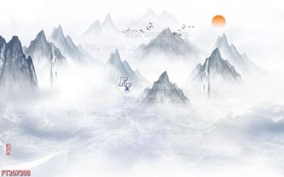 Download file gốc File in tranh tường 3D FT207308 (in mica) trong suốt