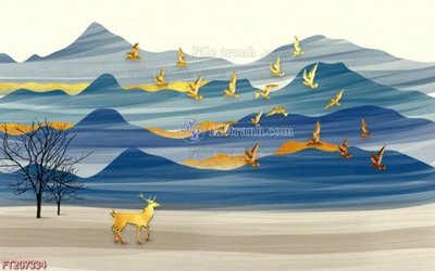 File PSD File in tranh tường 3D FT207334 (bản gốc) chất lượng nhất