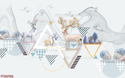 File tranh File in tranh tường 3D FT207386 (gốc) in backlit film