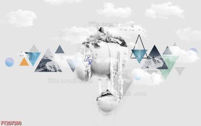 Tải file gốc File in tranh tường 3D FT207390 (bản PSD) gốc