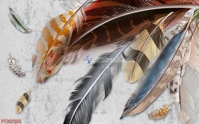 File gốc File in tranh tường 3D FT207396 (in ấn) màu sắc trung thực