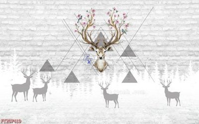 Tải file File in tranh tường 3D FT207419 (gốc) làm tranh trang trí