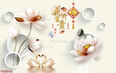 Tải file File in tranh tường 3D FT207442 (gốc) làm file thiết kế