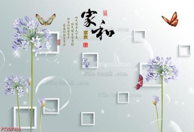File tranh File in tranh tường 3D FT207456 (ảnh gốc) độc quyền