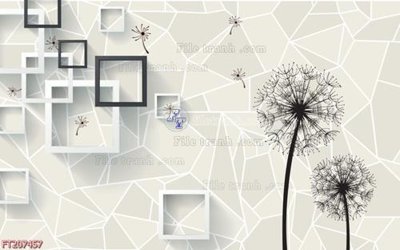 File tranh trang trí File in tranh tường 3D FT207457 (file gốc)