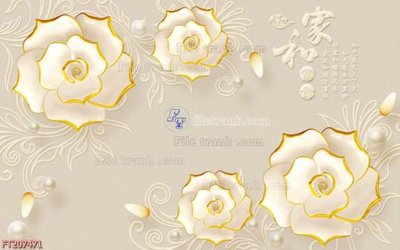 Download file gốc File in tranh tường 3D FT207471 (in mica) trang trí