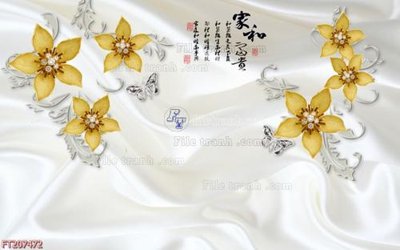 File PSD File in tranh tường 3D FT207472 (nguyên bản) cho thiết kế