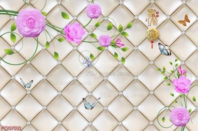 Download file tranh File in tranh tường 3D FT207503 (file gốc PSD)