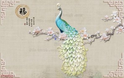 File ảnh File in tranh tường 3D FT207513 (gốc) trang trí khách sạn