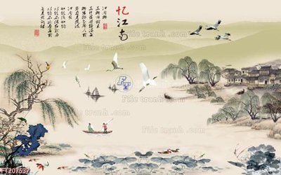 File tranh File in tranh tường 3D FT207537 (gốc) in backlit film