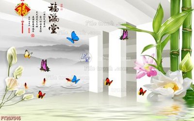 Download file gốc File in tranh tường 3D FT207546 (độ nét cao)