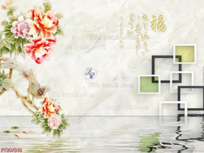 File tranh File in tranh tường 3D FT207548 (gốc) in film