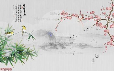 File gốc in mica File in tranh tường 3D FT207567 chất lượng