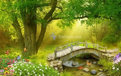 File gốc File in tranh tường 3D FT207626 (in lụa) họa tiết 3D