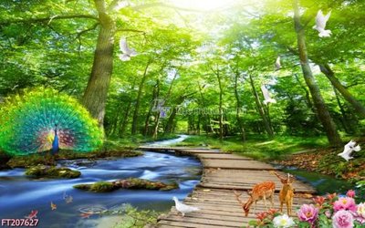 File tranh trang trí File in tranh tường 3D FT207627 (file gốc)