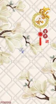 Download file gốc File in tranh tường 3D FT207718 (in lụa) tranh 3D