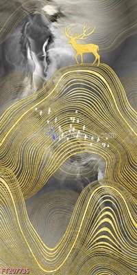 File gốc File in tranh tường 3D FT207735 (cho in ấn) độc quyền