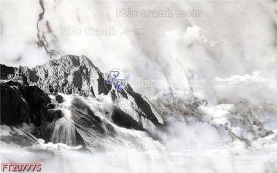 File PSD File in tranh tường 3D FT207775 (bản gốc) chất lượng nhất