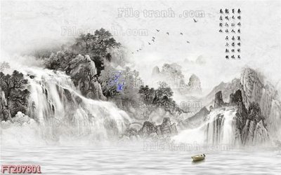 Tải file gốc File in tranh tường 3D FT207801 (bản PSD) còn layer