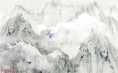 File tranh File in tranh tường 3D FT207810 (ảnh gốc) chi tiết rõ ràng