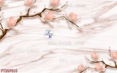 File PSD File in tranh tường 3D FT207816 (gốc) tách lớp chi tiết