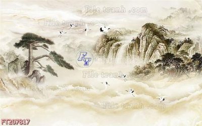 Tải file File in tranh tường 3D FT207817 (gốc) in tranh tráng gương