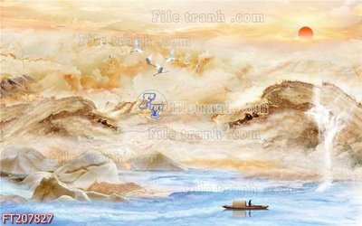 Tải file File in tranh tường 3D FT207827 (ảnh gốc) in tranh kính