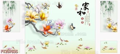 File gốc File in tranh tường 3D FT207835 (ảnh chi tiết) để in lụa