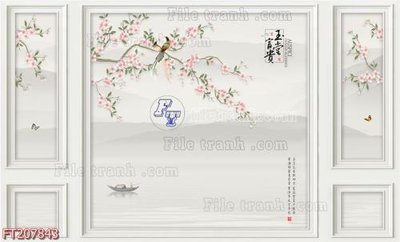 Tải file File in tranh tường 3D FT207843 (gốc) làm file quảng cáo