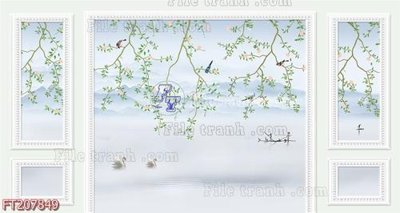 Download file gốc File in tranh tường 3D FT207849 (in mica) trong suốt