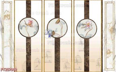 Tải file File in tranh tường 3D FT207902 (gốc) làm tranh treo tường