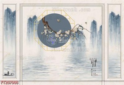 File gốc File in tranh tường 3D FT207908 (in mica) trang trí